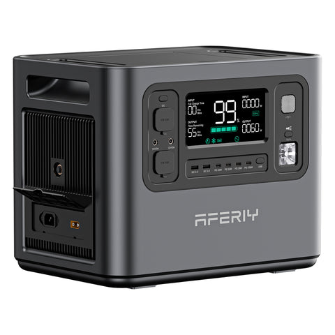 AFERIY ポータブル電源 大容量 2048Wh 高出力 2400W, キャンプ 